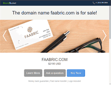 Tablet Screenshot of faabric.com